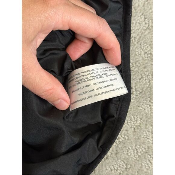 Woolrich Black Down Filled Puffer Vest Large - Picture 5 of 6